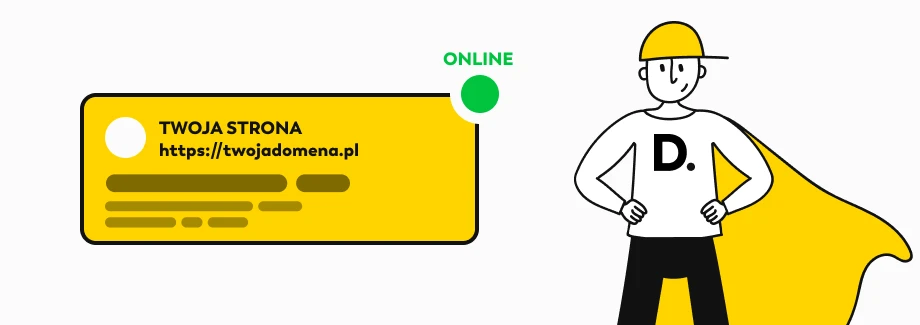 super bohater pomagający w utrzymaniu porządku na stronie