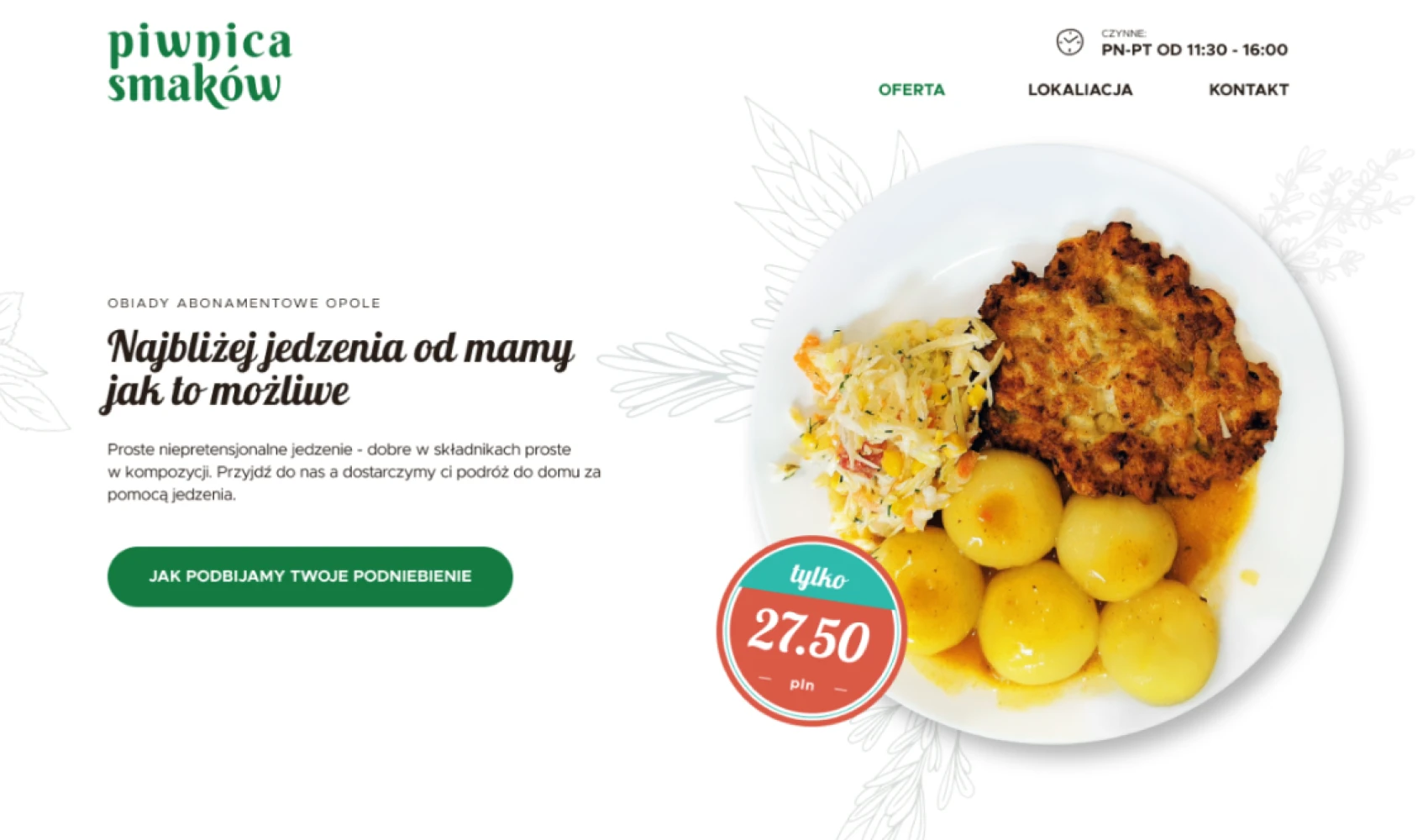 Piwnica smaków projekt