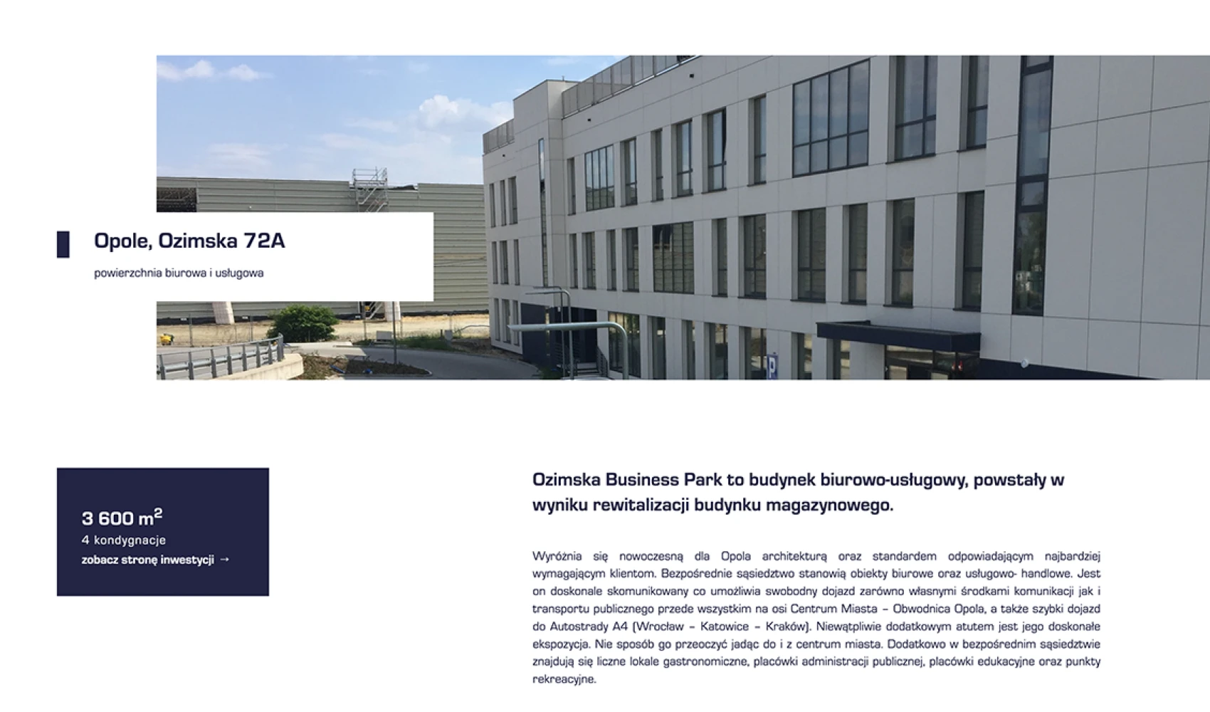 Strona internetowa Fortress