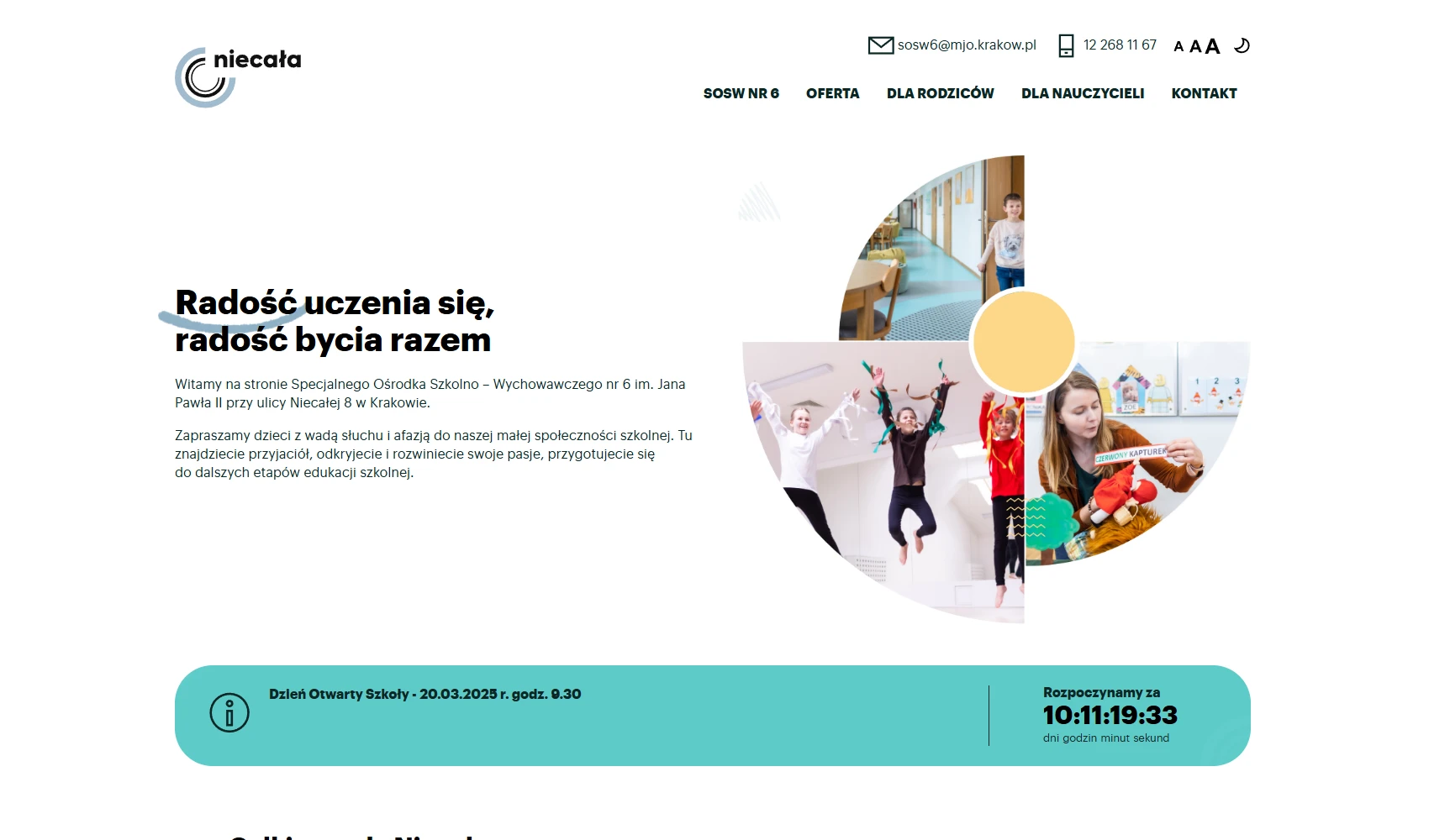 Strona internetowa NieCała