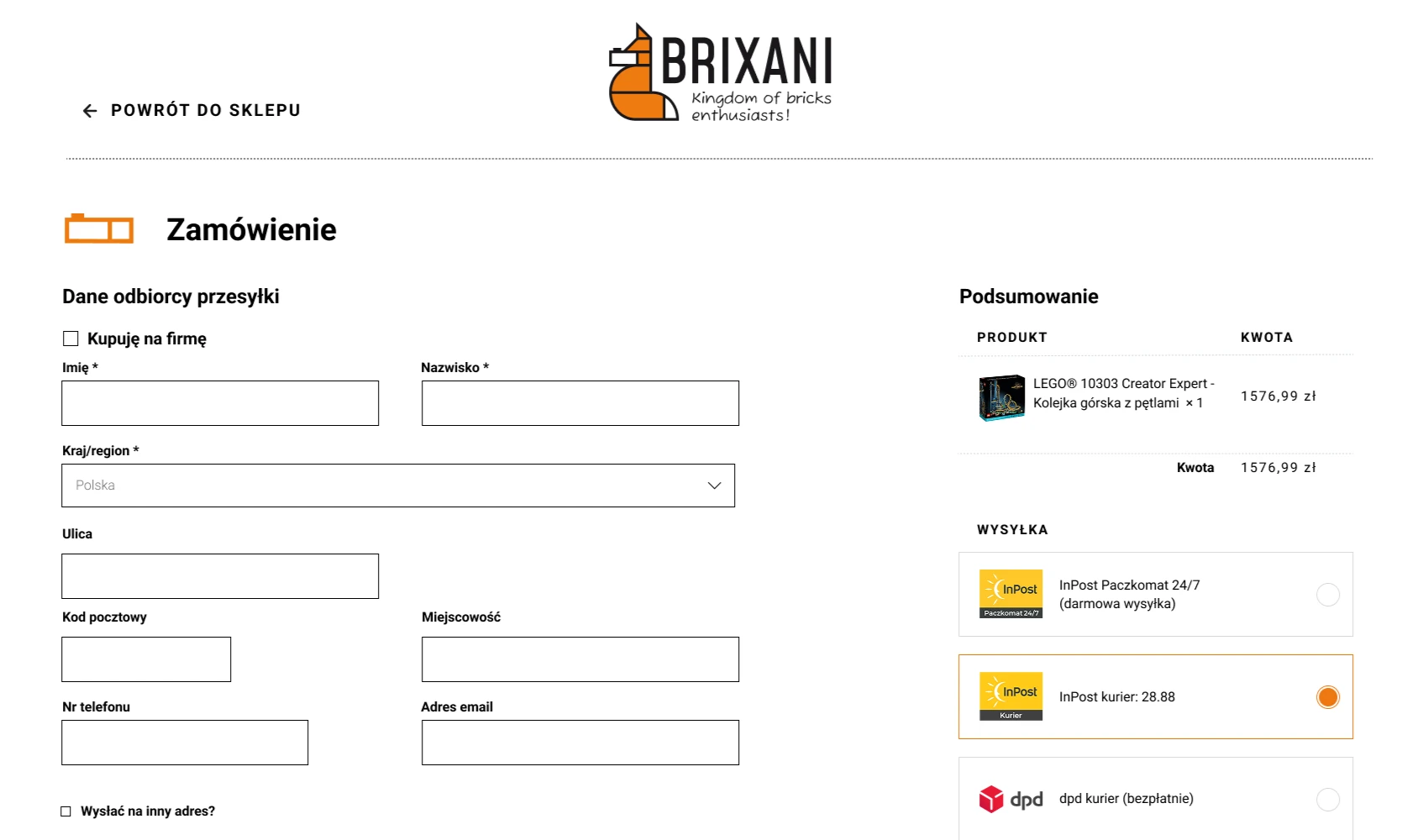 Brixani - sklep internetowy